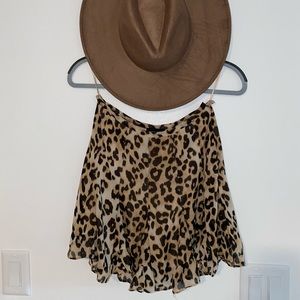 Leopard Mini Skirt